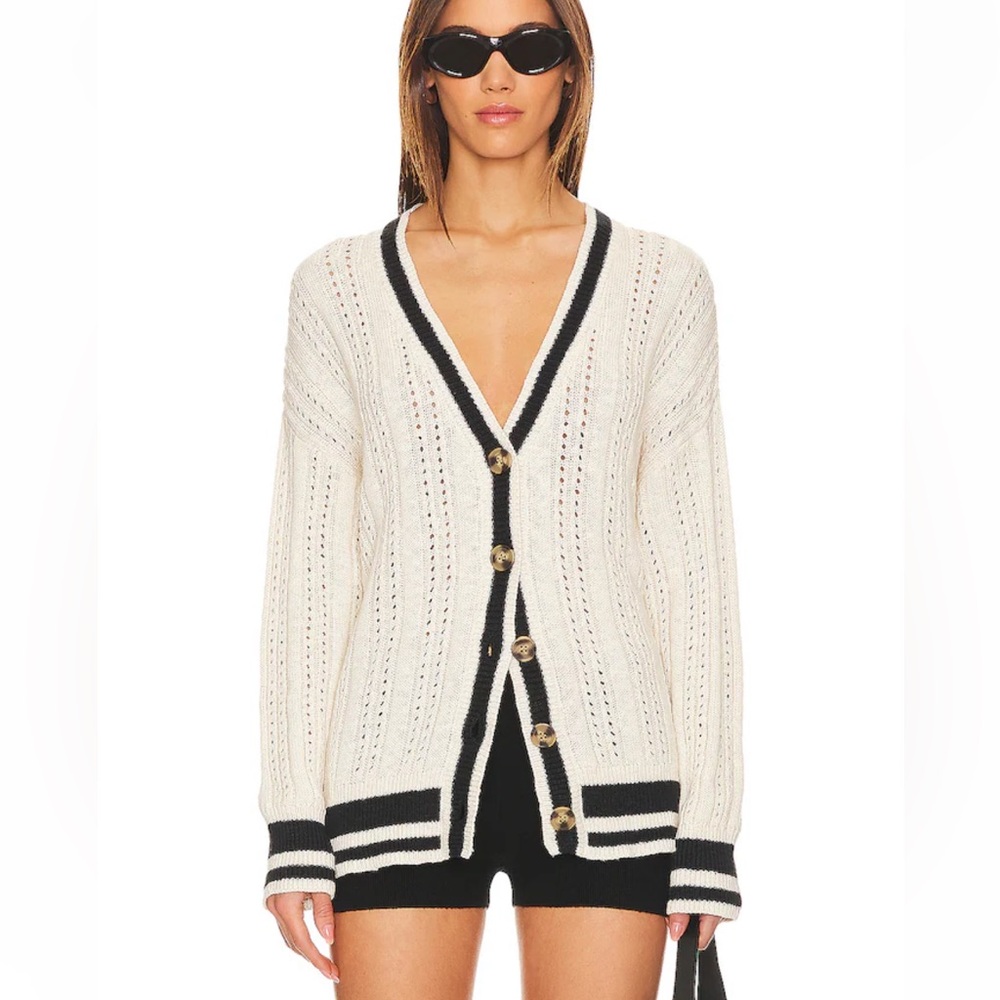 Sanctuary Sport Stripe Cardigan size medium new with tags